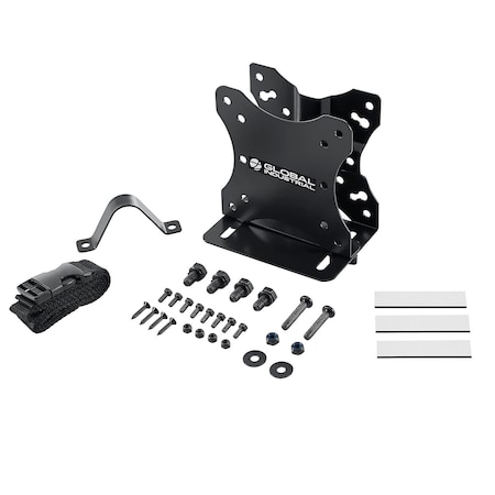 Global Industrial Slim CPU Mount Bracket for Orbit Computer Workstations 282486